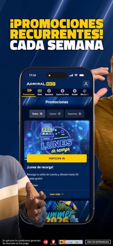 AdmiralBet Ruleta y Casino screenshot 8