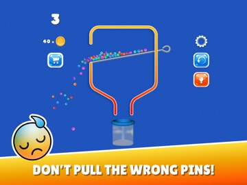Pull Pins Riddle iPad screenshot