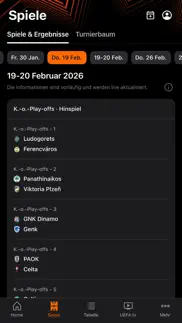 uefa europa league offiziell iphone bildschirmfoto 2