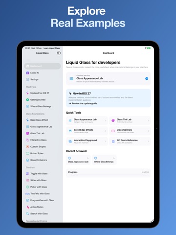 Learn Liquid Glass Screenshot 1