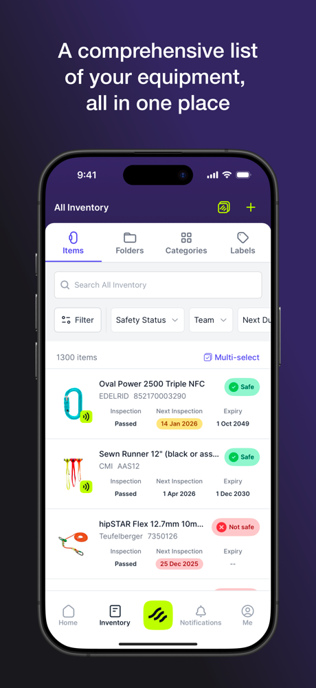 Scannable Safety Equipment App screenshot 5