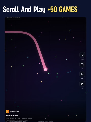 GameScroll Hub iPad screenshot