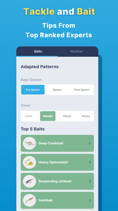 BassForecast: Bass Fishing App Screenshot