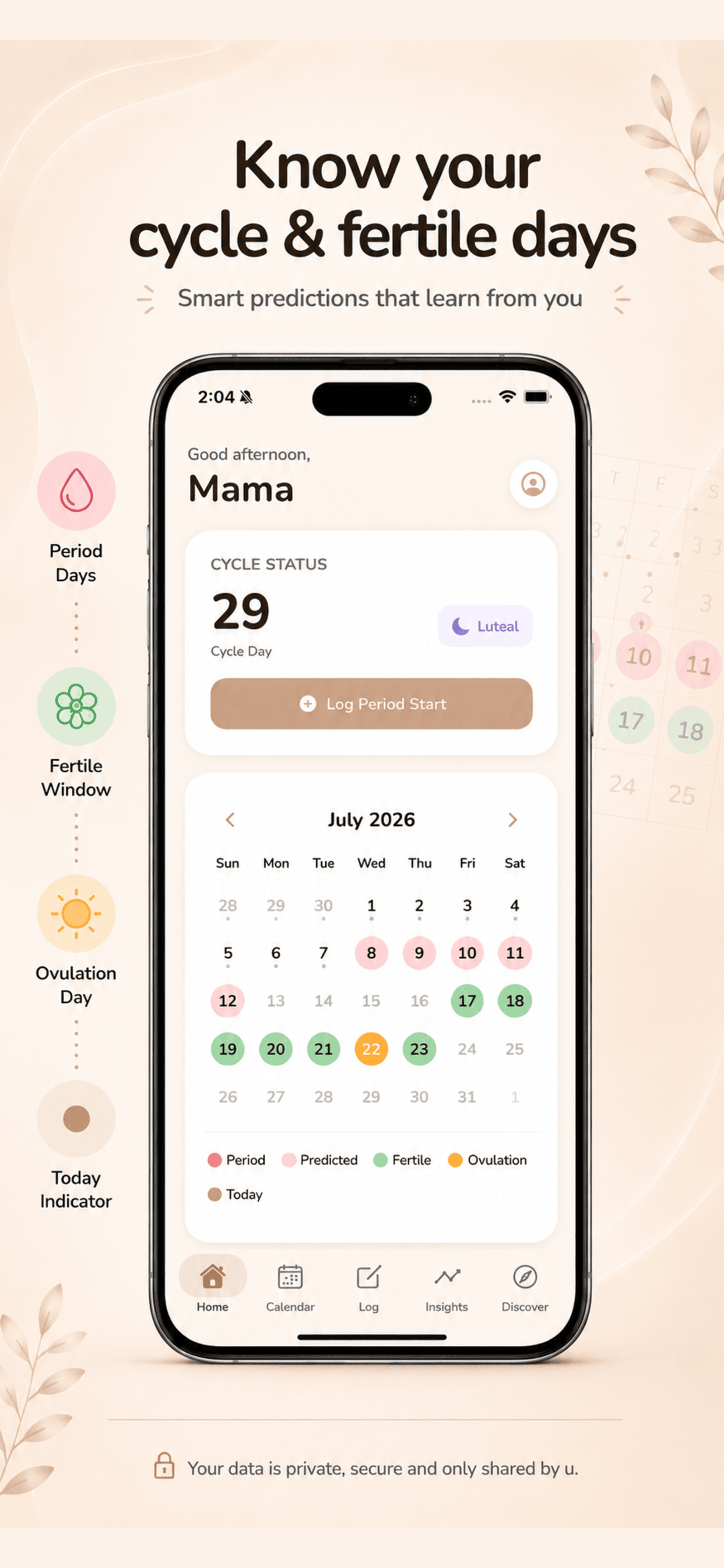 MamaTrack: Period & Pregnancy screenshot 5