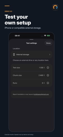 Diskio: Disk & SSD Speed Test Screenshot 4 of 6