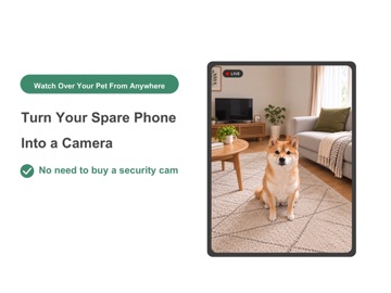 Komirun: Pet & Home Camera iPad screenshot