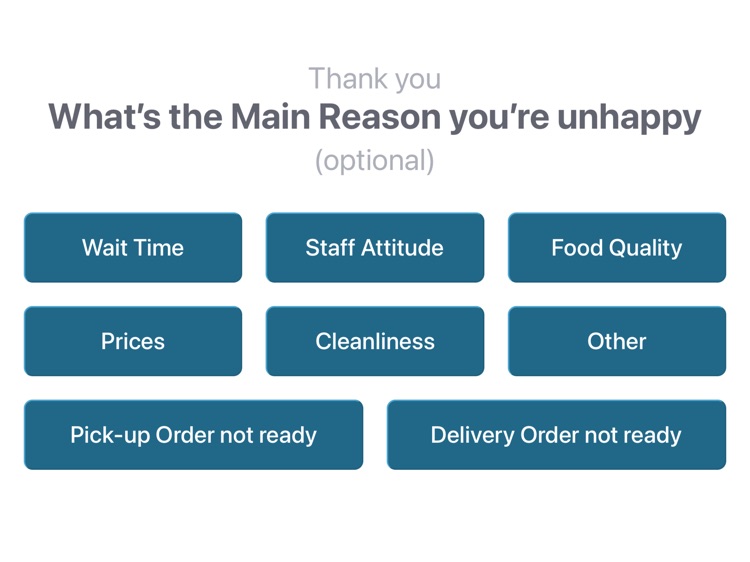 OneTap Feedback Kiosk