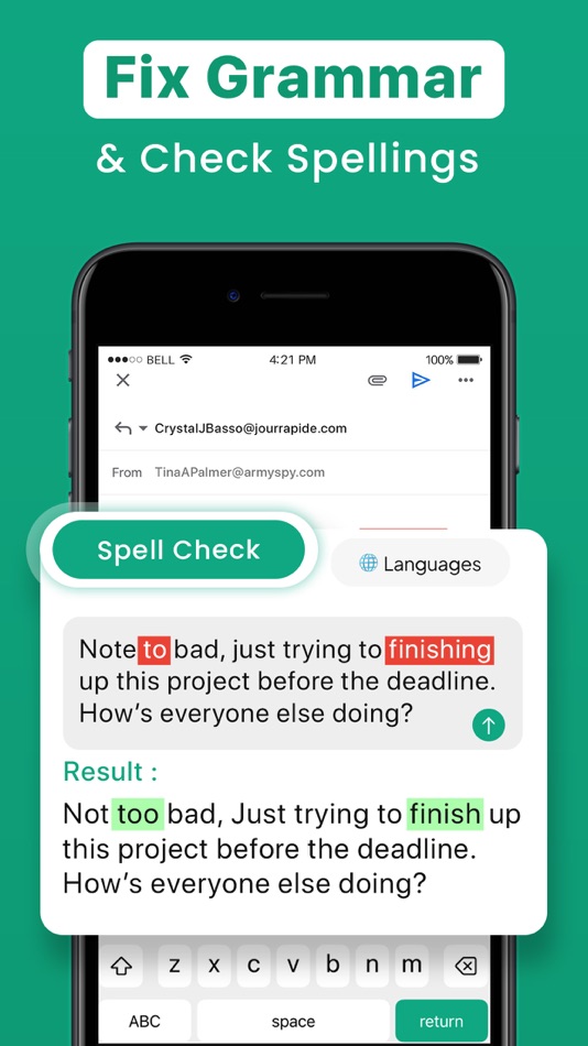 #3. AI Keyboard - Grammar Check (iOS) By: Pixelab LLC
