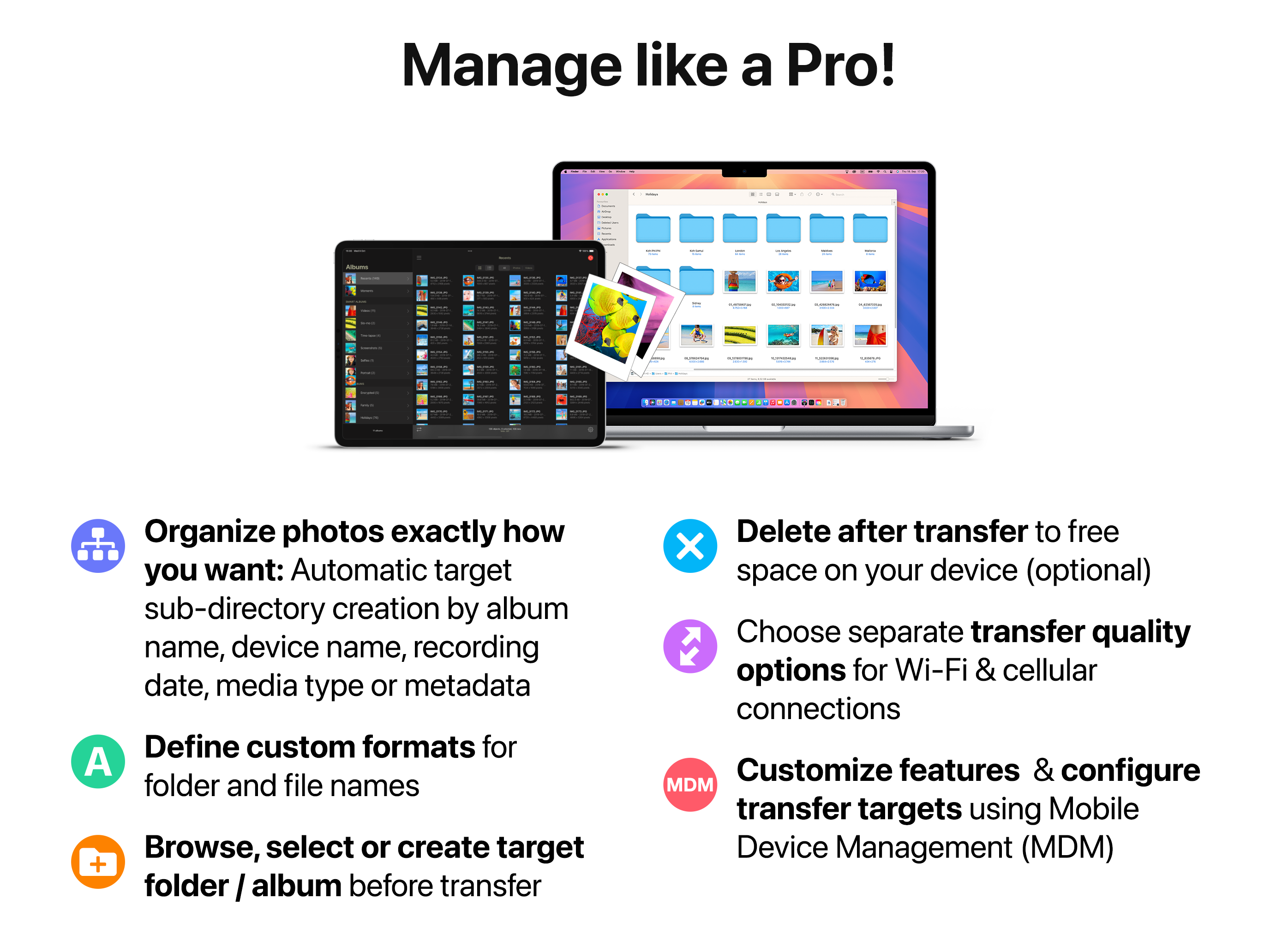 PhotoSync – transfer photos