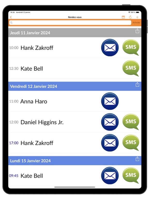 Screenshot #5 pour Sms Planner E - Envoyez SMS