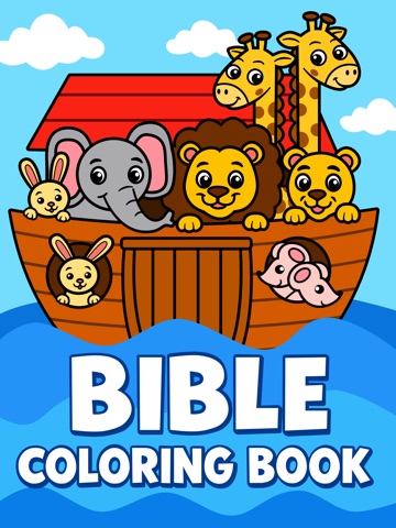 Bible Coloring Book for Kids iPad screenshot