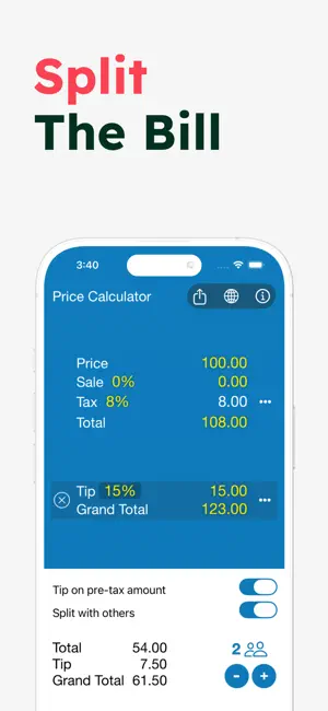 Sales Tax Calculator > screenshot 4