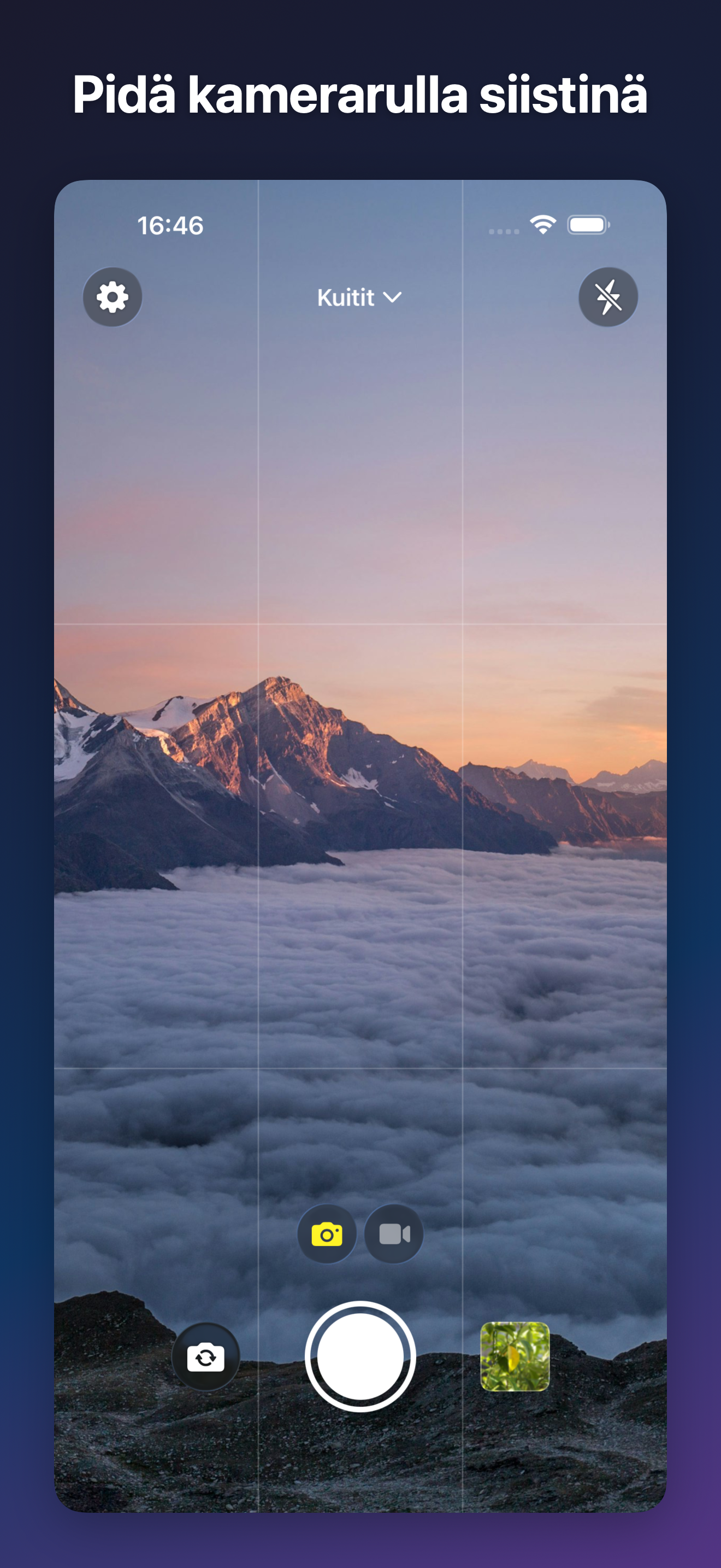 ProjectCam - Photo Folders iOS screenshot 1 showing app interface