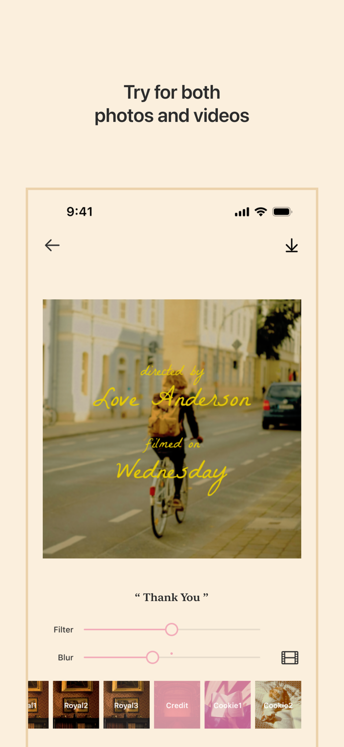 Love Anderson - Concept Filter