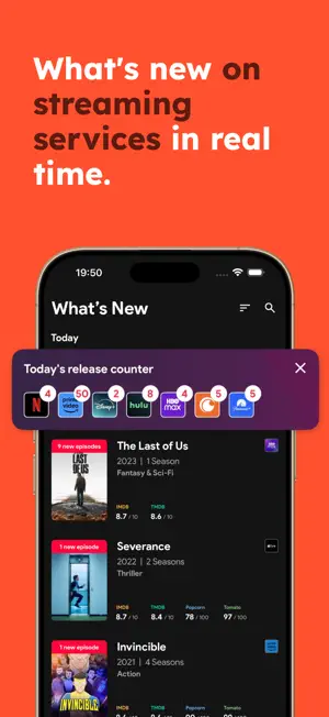Upflix - Streaming Tracker screenshot 1