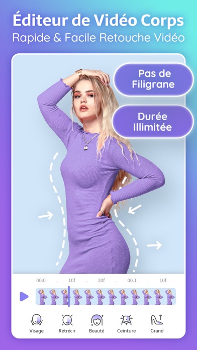 Screenshot #1 pour PrettyUp -Retouche video corps