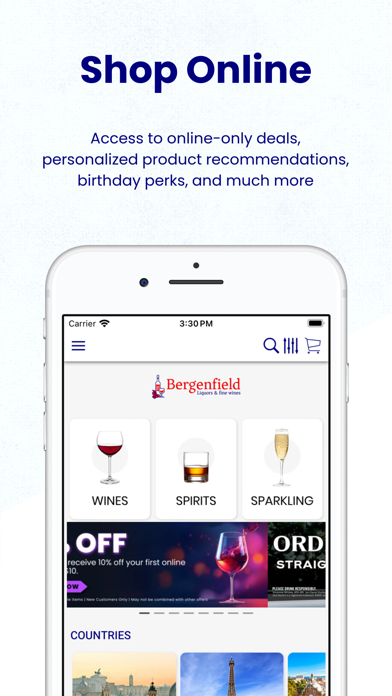 Bergenfield Fine Wines Screenshot