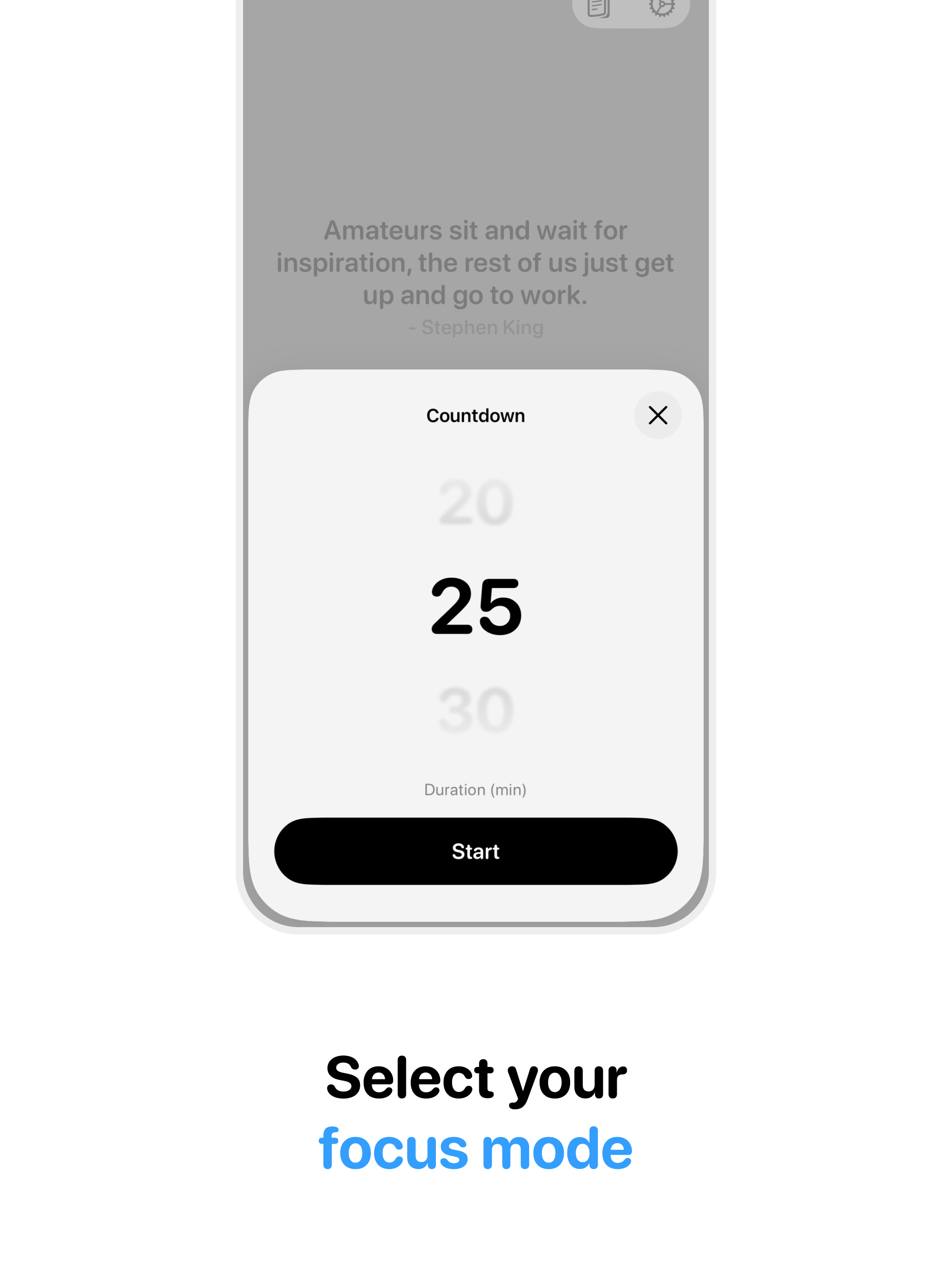 Quote Focus - Study Timer