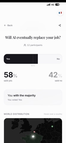 FlashPoll World screenshot