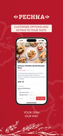 Pechka: Russian Food Delivery iPhone screenshot 2