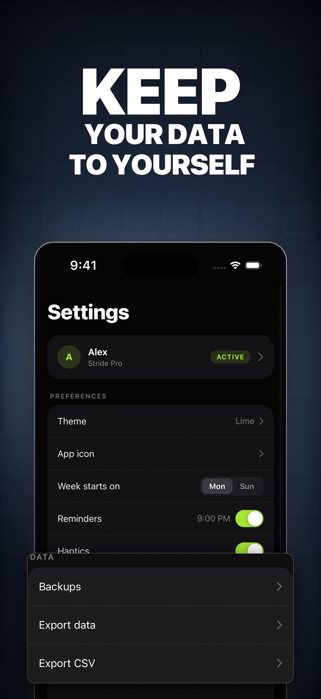 Stride: Daily Habit Tracker screenshot 4