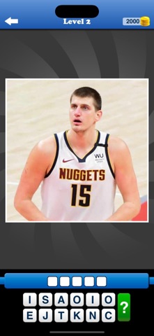 Whos the Player Basketball App iPhone screenshot