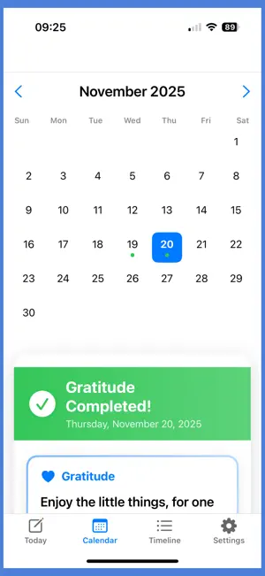 Gratitude Daily screenshot 2