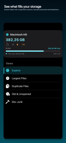 Storage Atlas iPhone screenshot