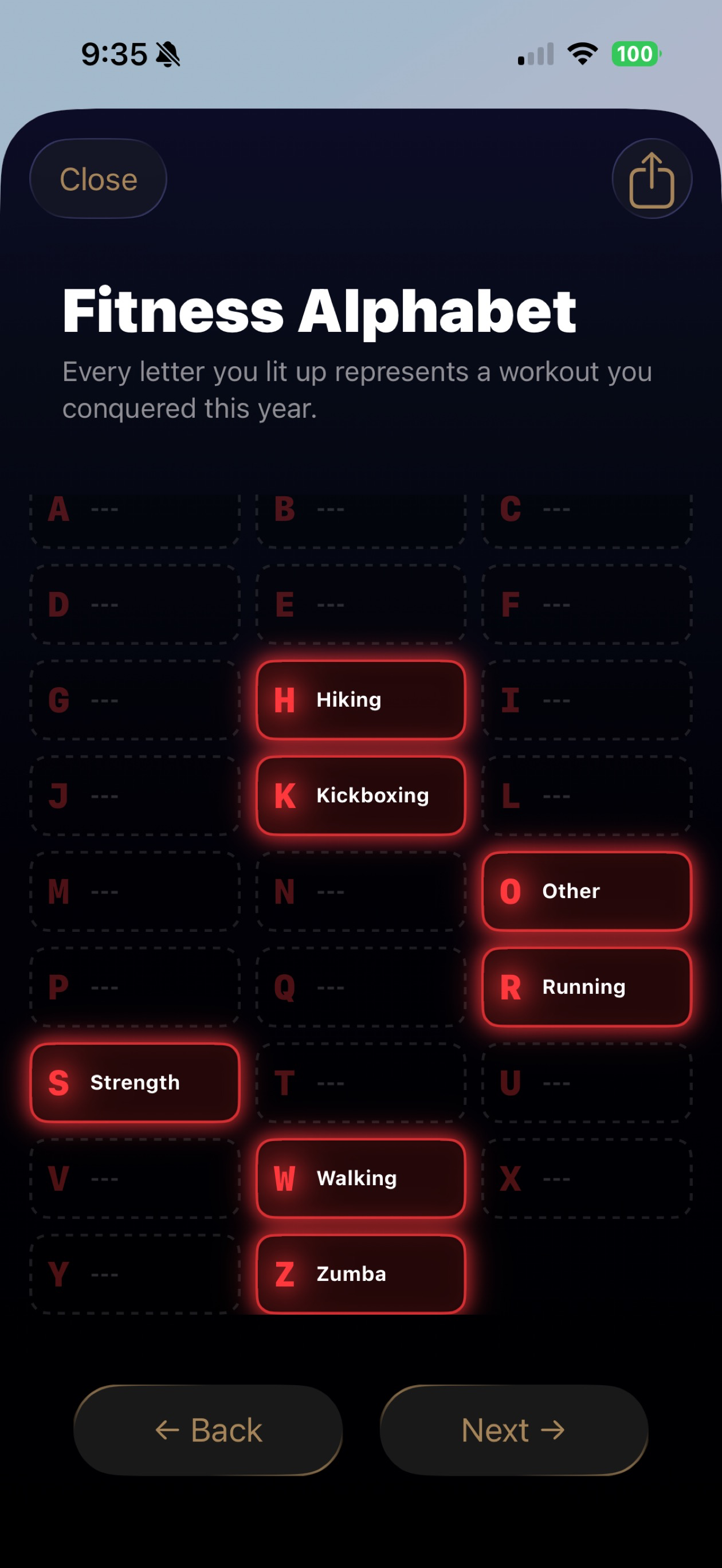 My Fitness Recap