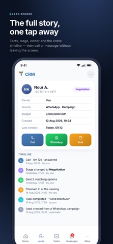 V CRM: Leads, Chats & Tasks Screenshot 1 of 6