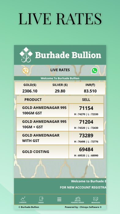 Burhade Bulllion Screenshot