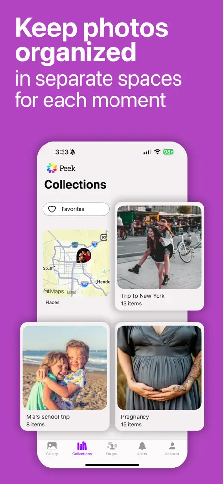 Peek: Private Photo Sharing 私密照片管家应用截图