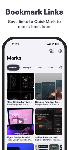QuickMark - Save bookmarks screenshot