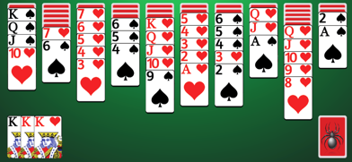 Spider Solitaire - Large Cards Screenshot 4 of 8