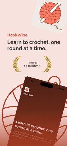 HookWise: Learn to Crochet Screenshot 1 of 5