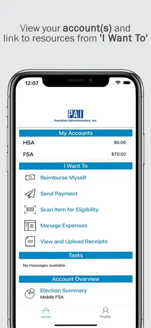 Precision Administrators, Inc. screenshot 1