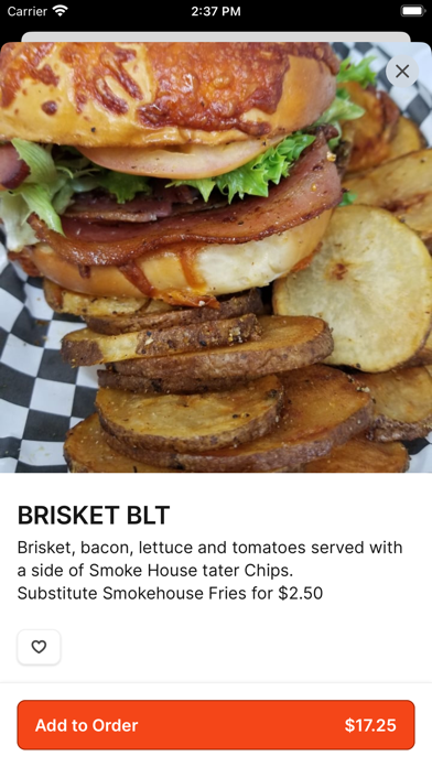 Big Mic’s Saloon & BBQ iPhone screenshot 3 - Food & Drink app