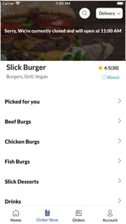 slick burger iphone screenshot 3