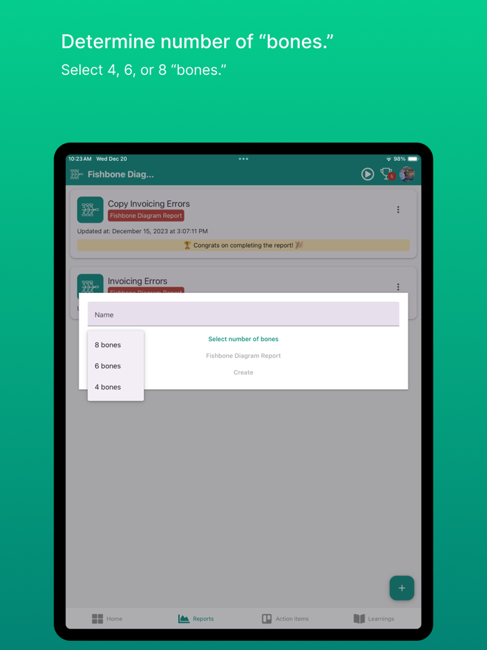 Lean Fishbone Diagram Rpt