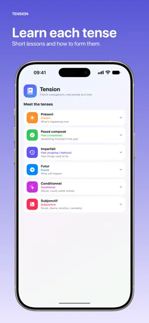 Tension — French conjugation! screenshot 4