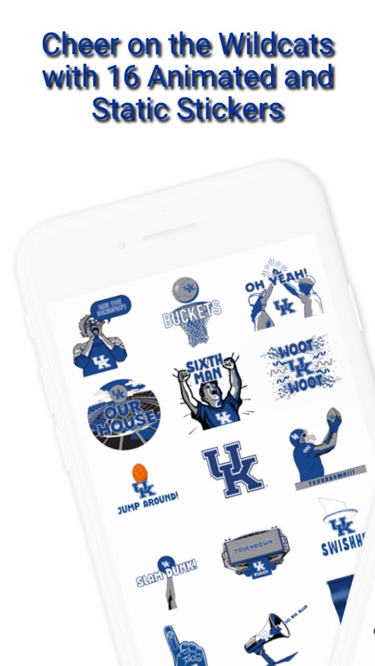 UK Wildcats Pack Stickers 2024
