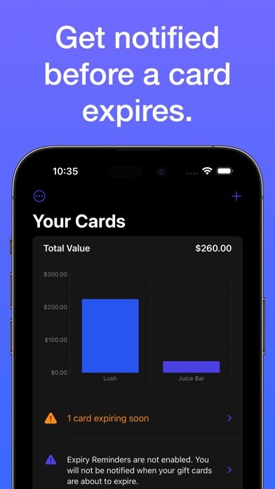 Giftly: Gift Card Tracker Screenshot
