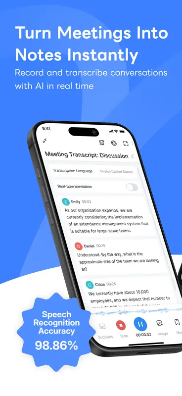 Notta-Transcribe Voice to Text screenshot 1 of 10