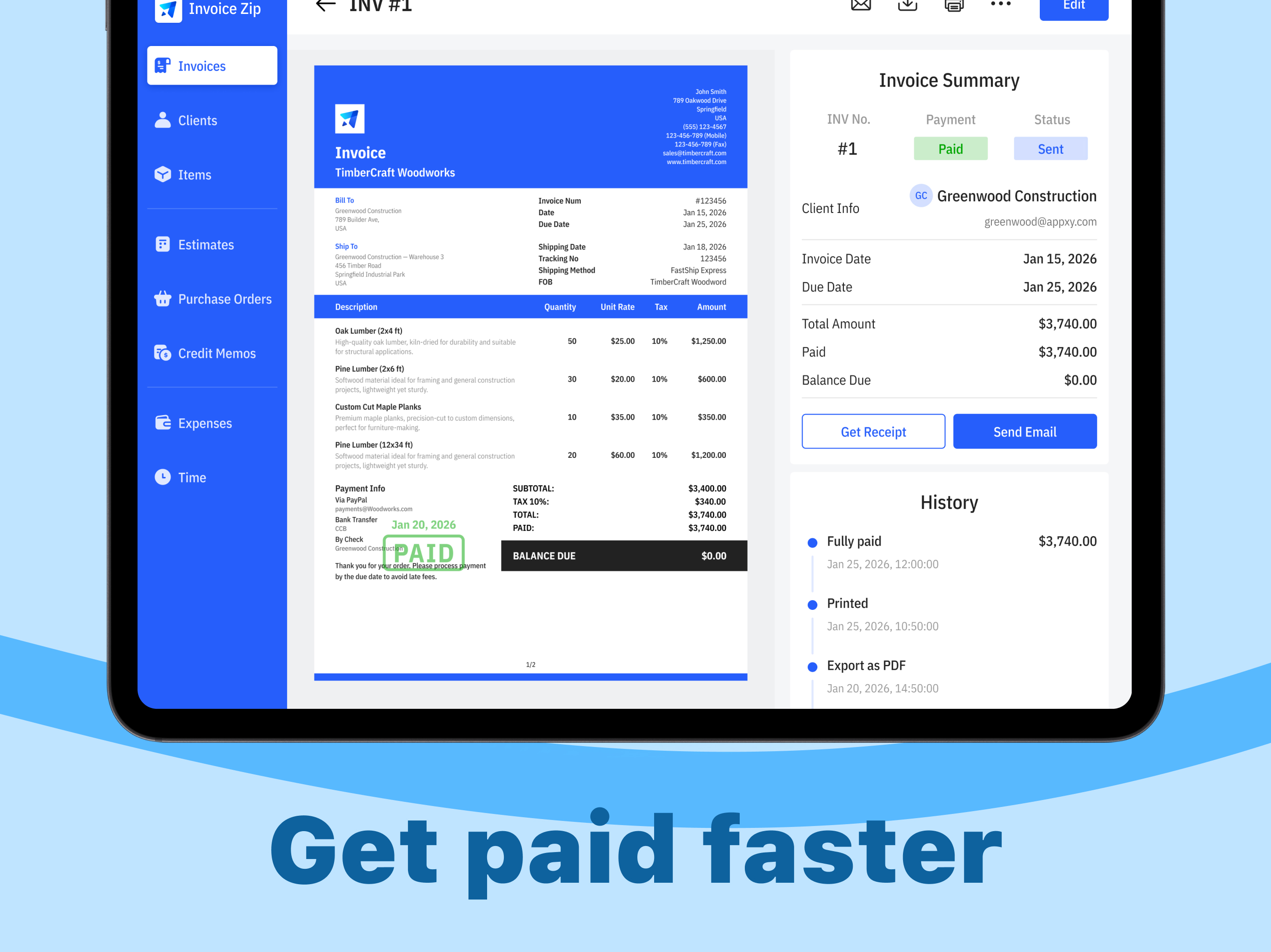 Tiny Invoice - Invoice Maker screenshot 12