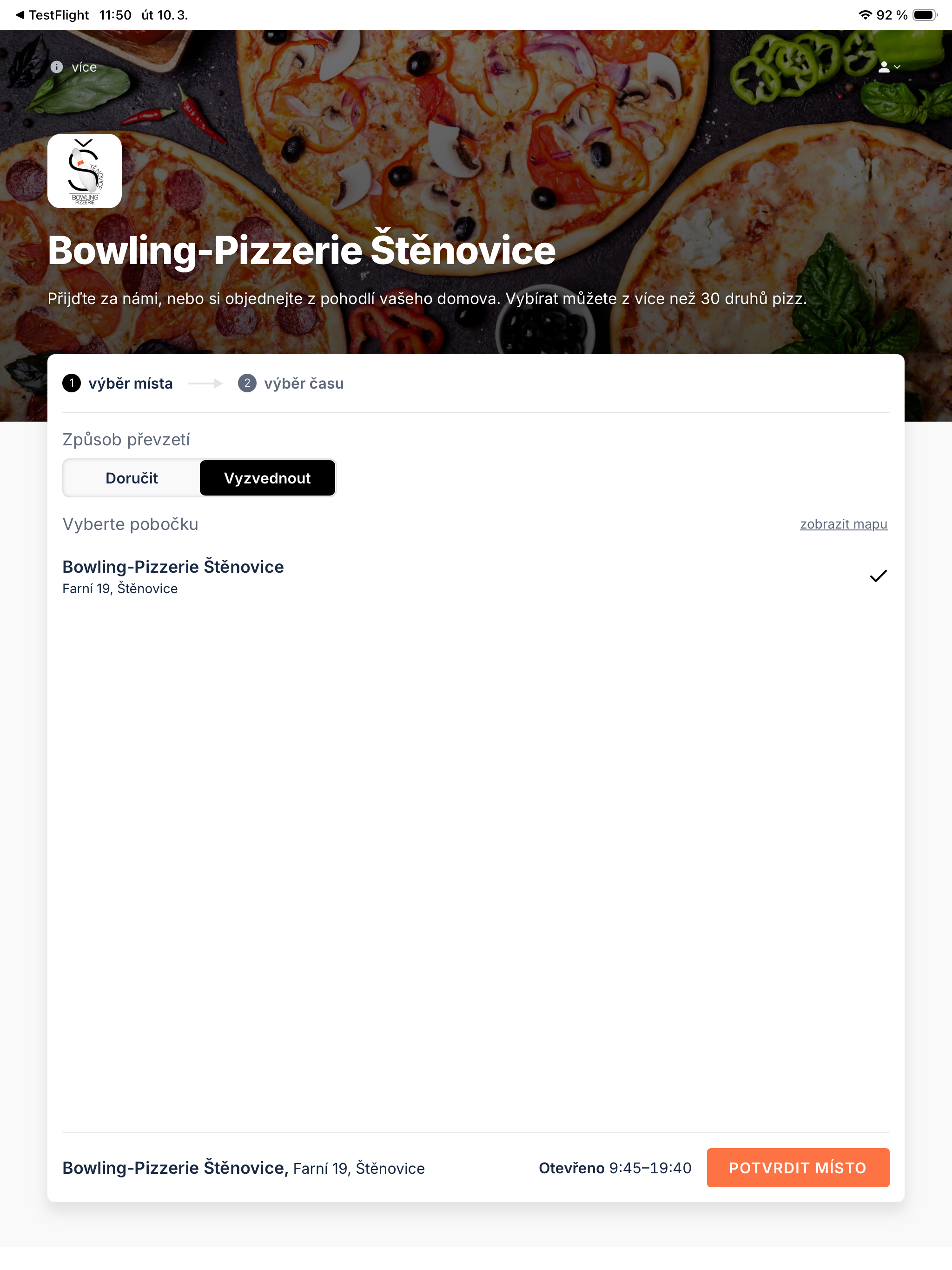 Bowling-Pizzerie Štěnovice