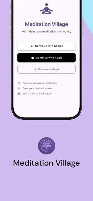 Meditation Village - Vipassana screenshot 1