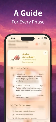 GutRise - Intermittent Fasting iPhone screenshot
