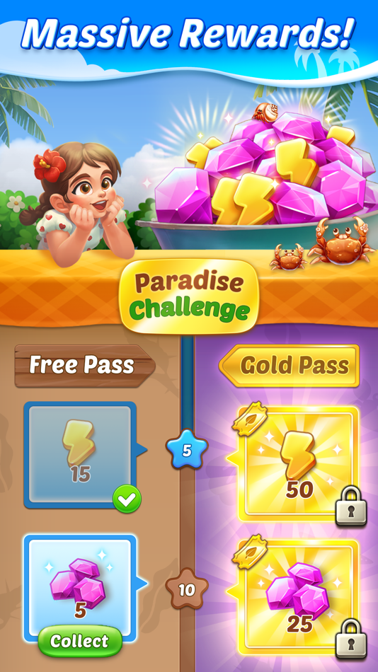 #5. Merge Paradise : Match Puzzle (iOS) Podle: Storytaco.inc