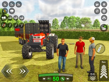 Farming Tractor Simulation 3D iPad screenshot