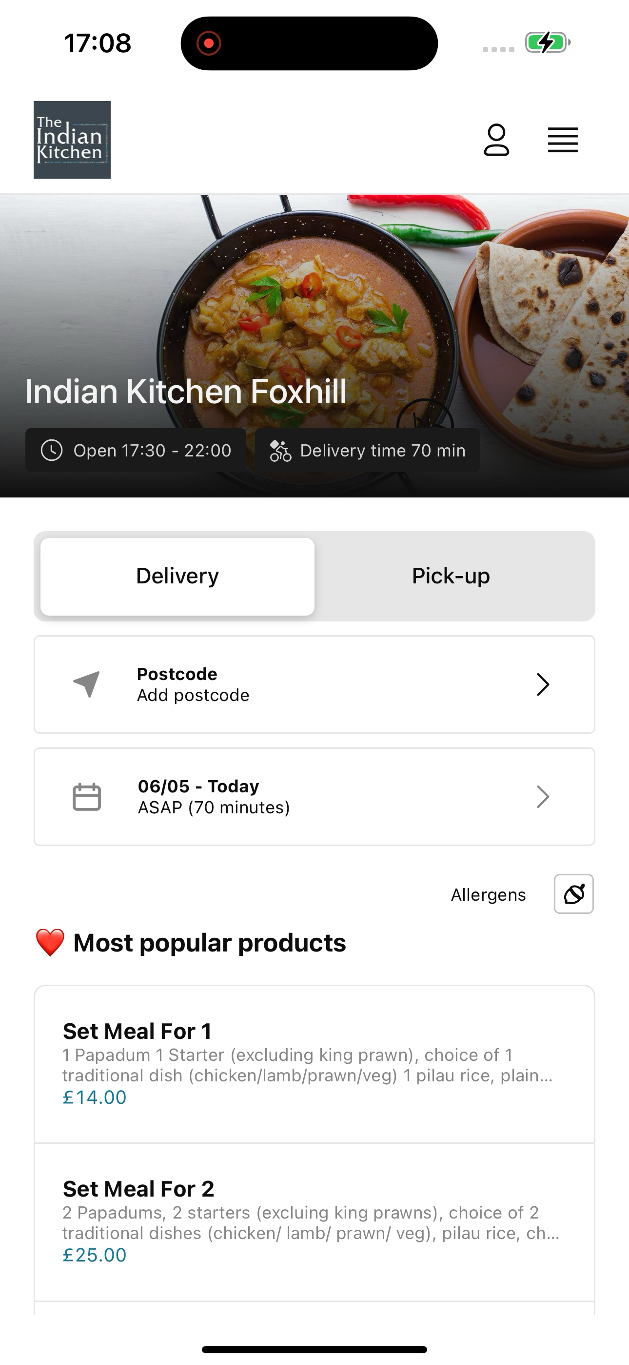 Indian Kitchen Foxhill